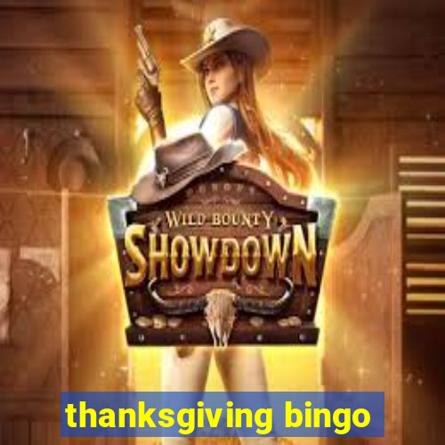 thanksgiving bingo